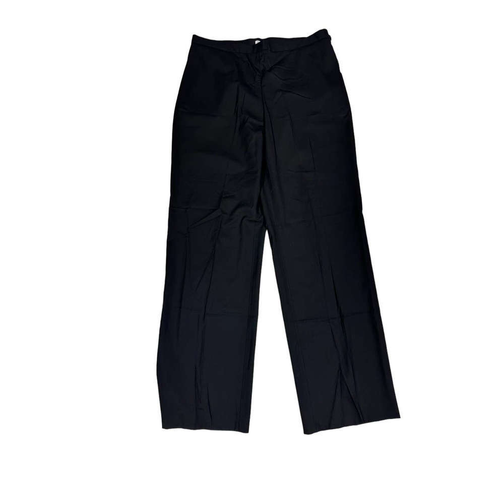 Agnona Made In Italy Womens Black Trousers Pants Sz 12 Nwt $650